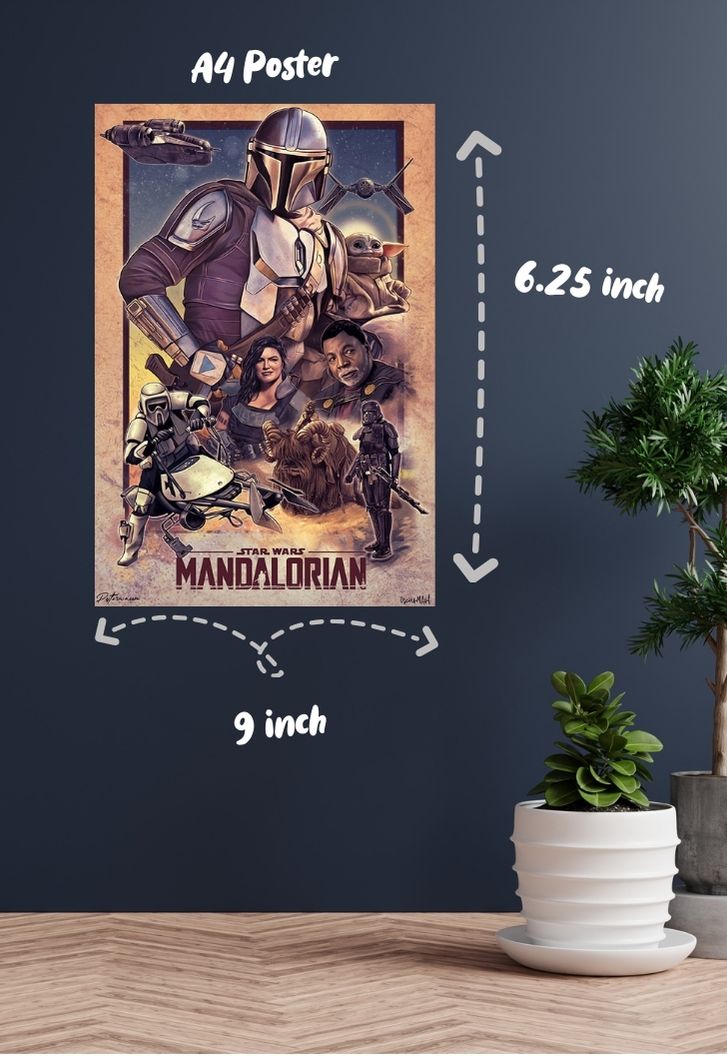 Star wars mandalorian Poster