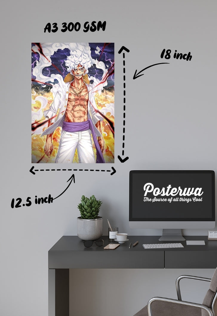 Luffy Gear Five | One Piece | Anime Poster