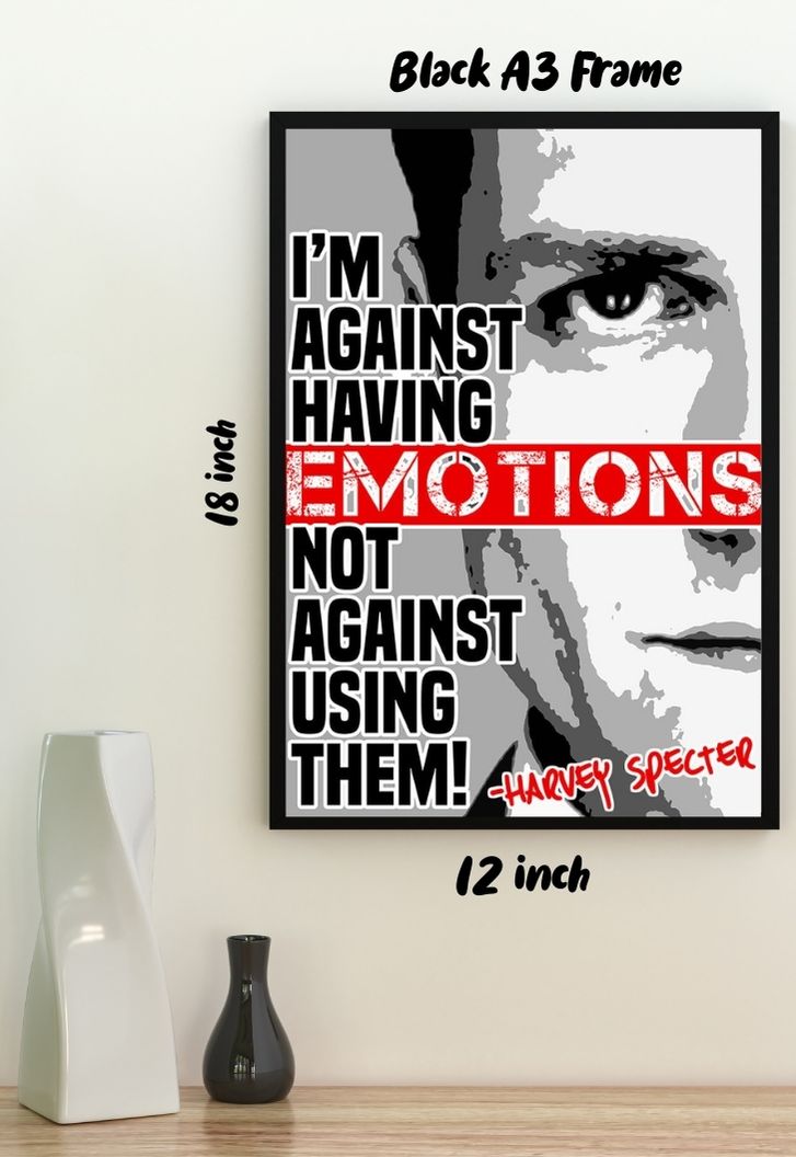 Harvey Specter Quote Poster