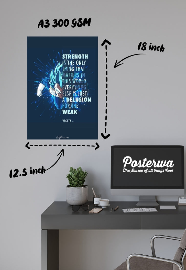 Vegeta Quote | Dragon Ball Z | Anime Poster