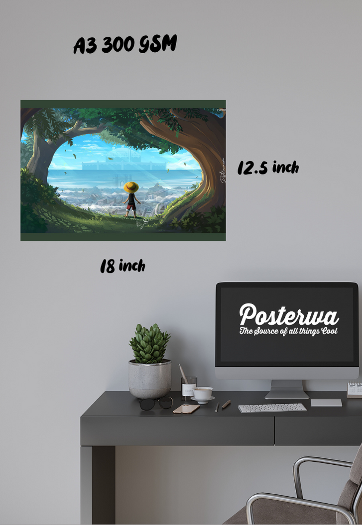 One Piece Monkey D Luffy Poster