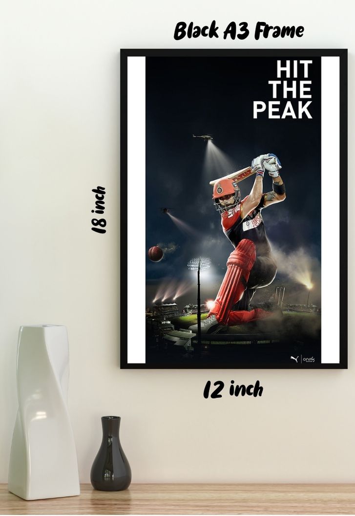Virat Kohli Hit the Peak Poster