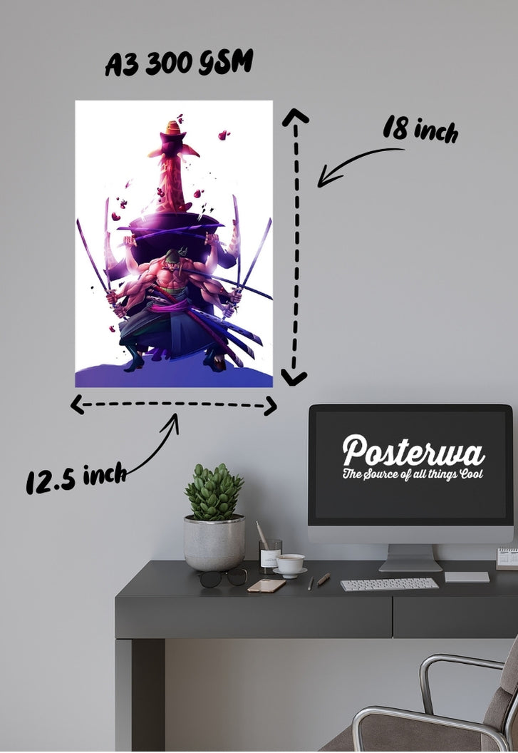 Zoro King Of Hell | Exclusive | Anime Poster