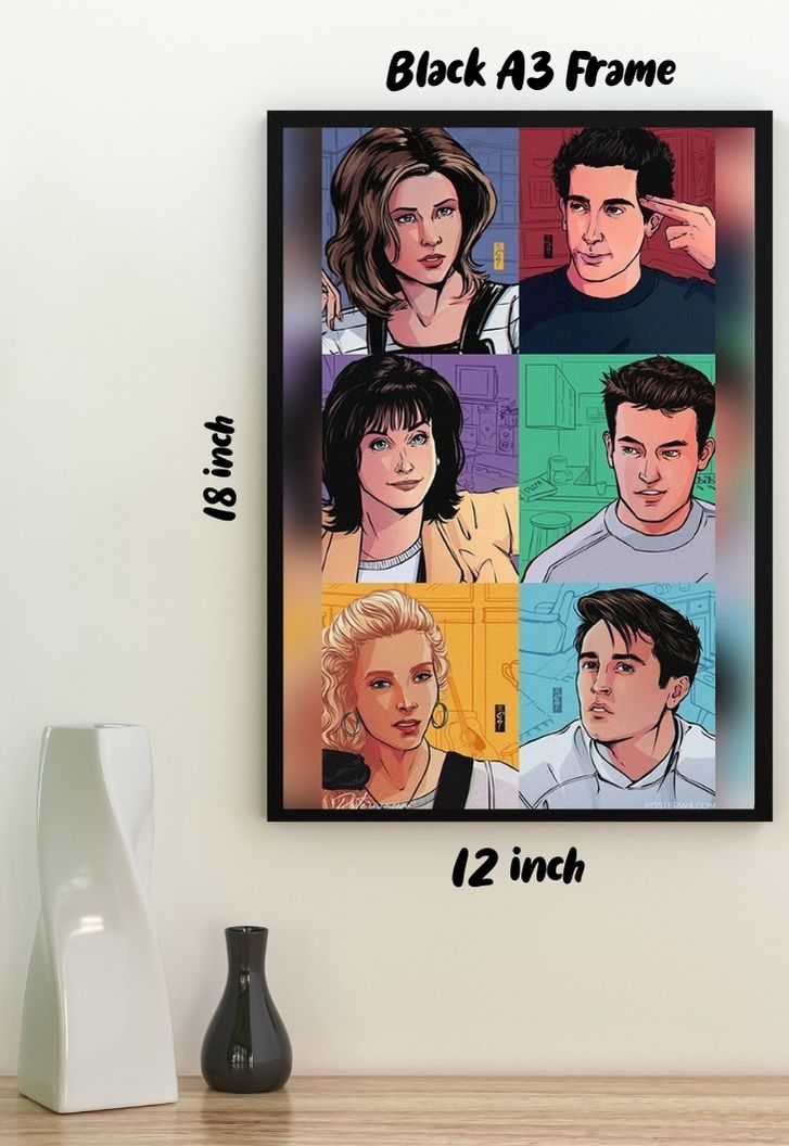 FRIENDS Cartoon Poster