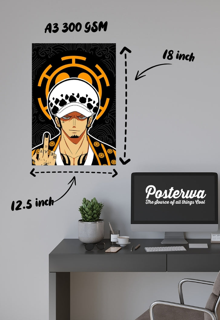 Trafalgar D Water Law Poster