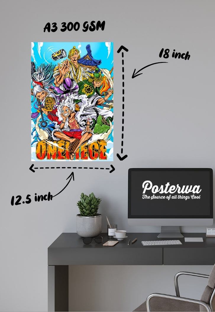 The legendary pirate crew | One Piece | Anime Poster