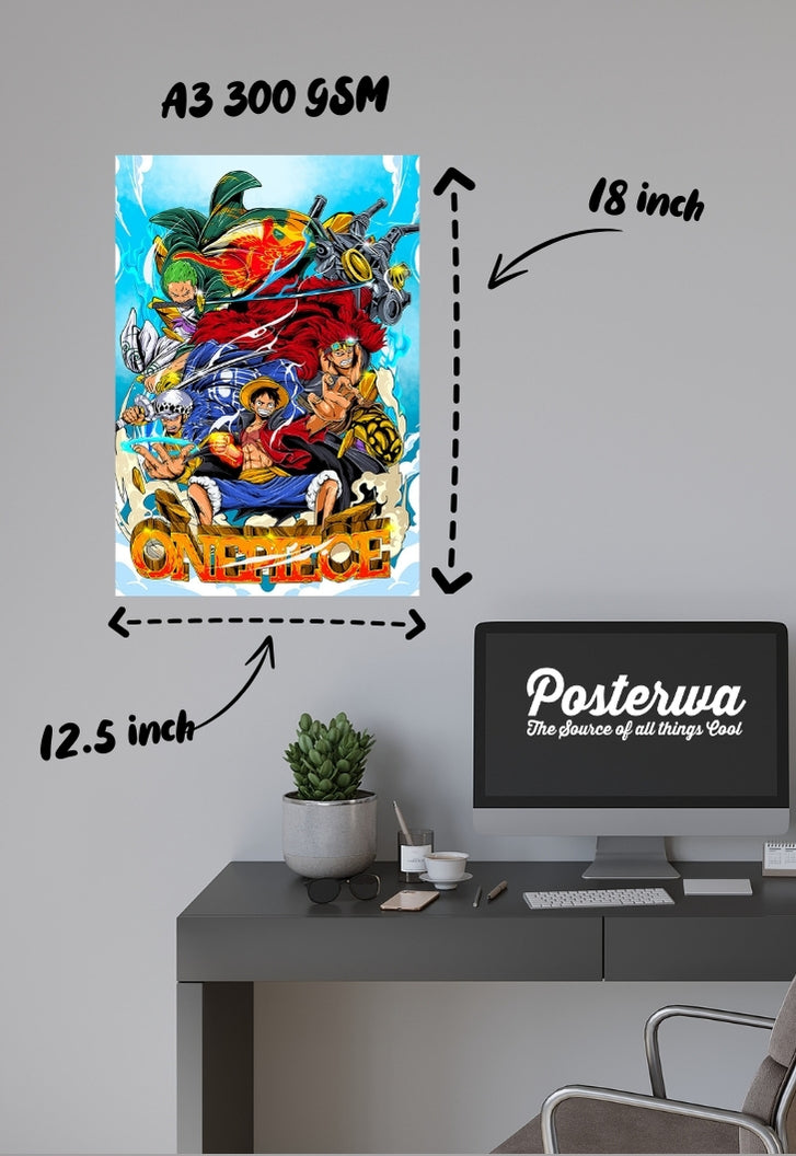 One Piece Crew Anime Poster