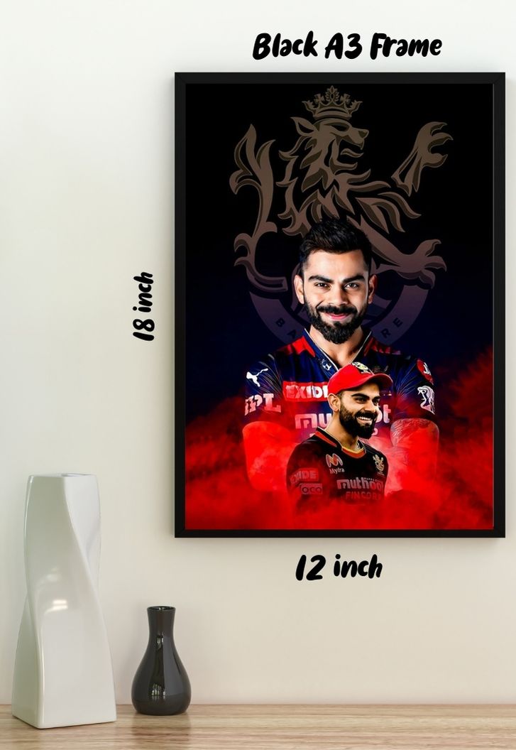 Virat Kohli Play Bold Poster