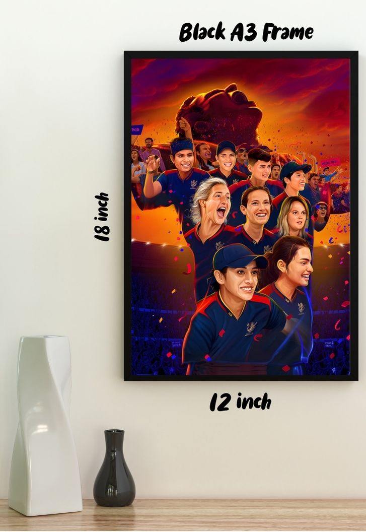 RCB Women Team Poster