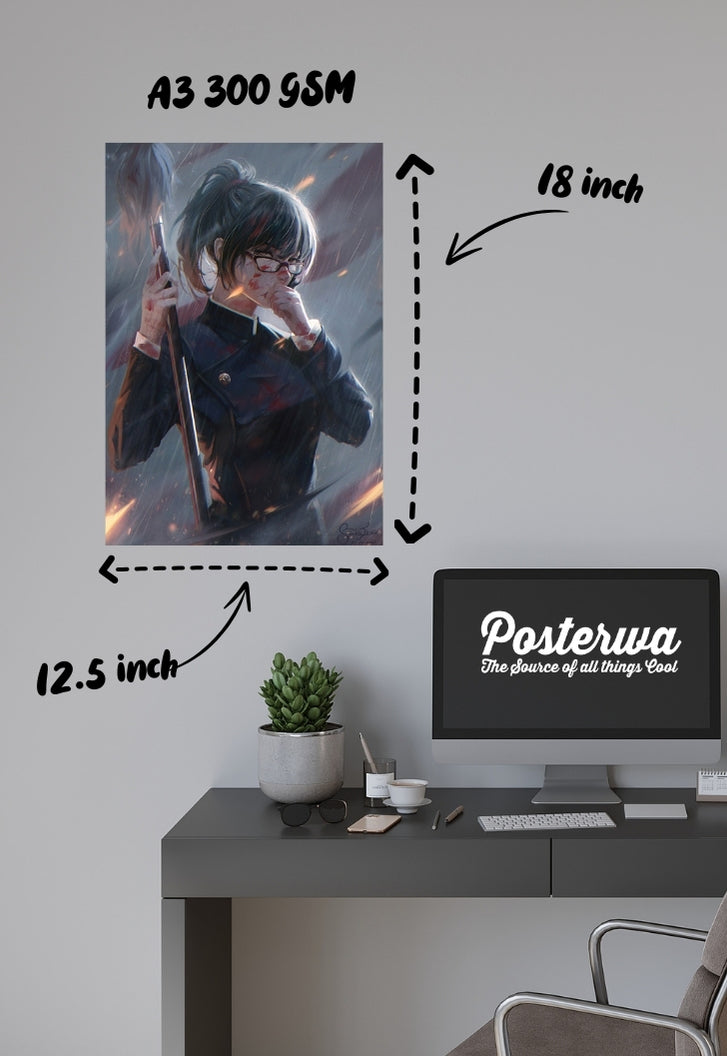 Maki JJK Fanart Poster