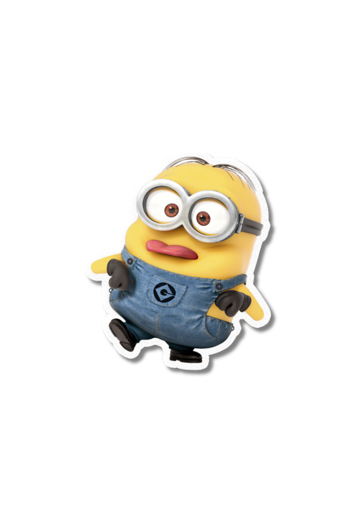 Sticking Your Tongue Out Minion Sticker