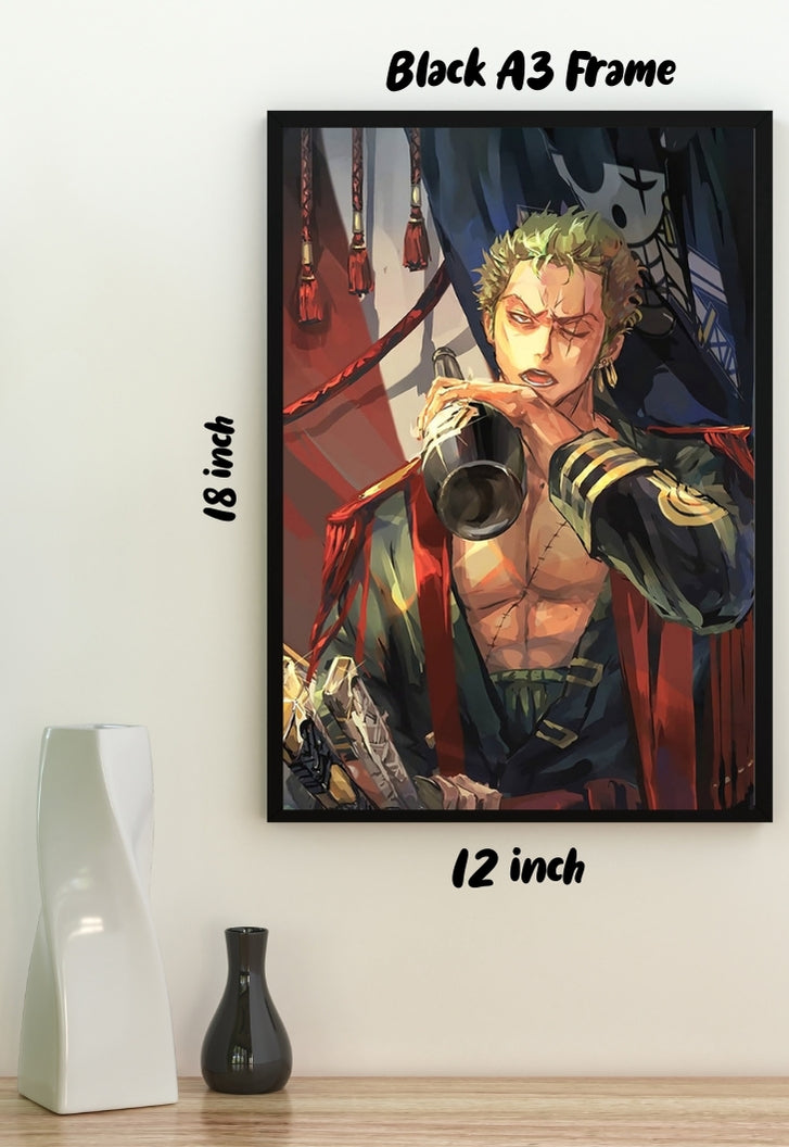 The Green Demon Zoro | One Piece | Anime Poster