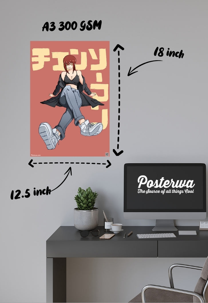Makima Street Style Poster