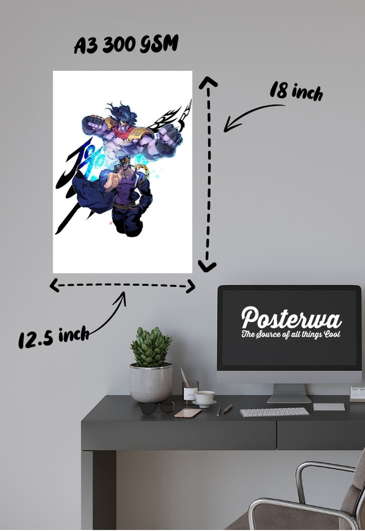Jotaro x Star Platinum Poster