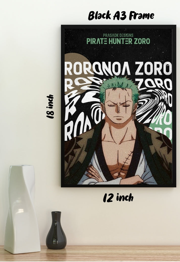 Roronoa Zoro | Haki and Honor One Piece | Anime Poster