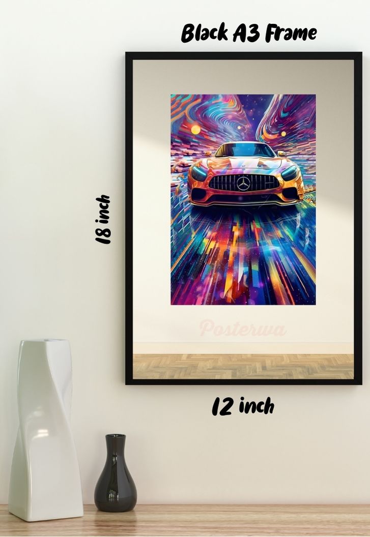 Aesthetic BMW AMG Car Poster