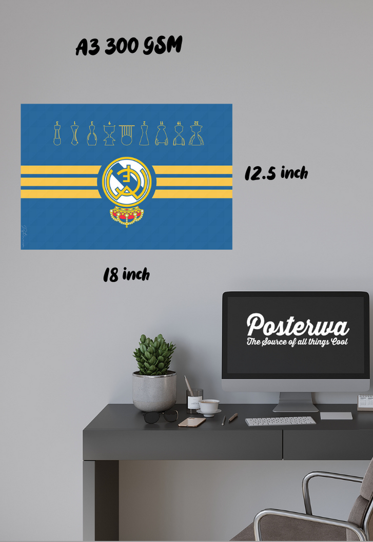 Real Madrid Flag Poster