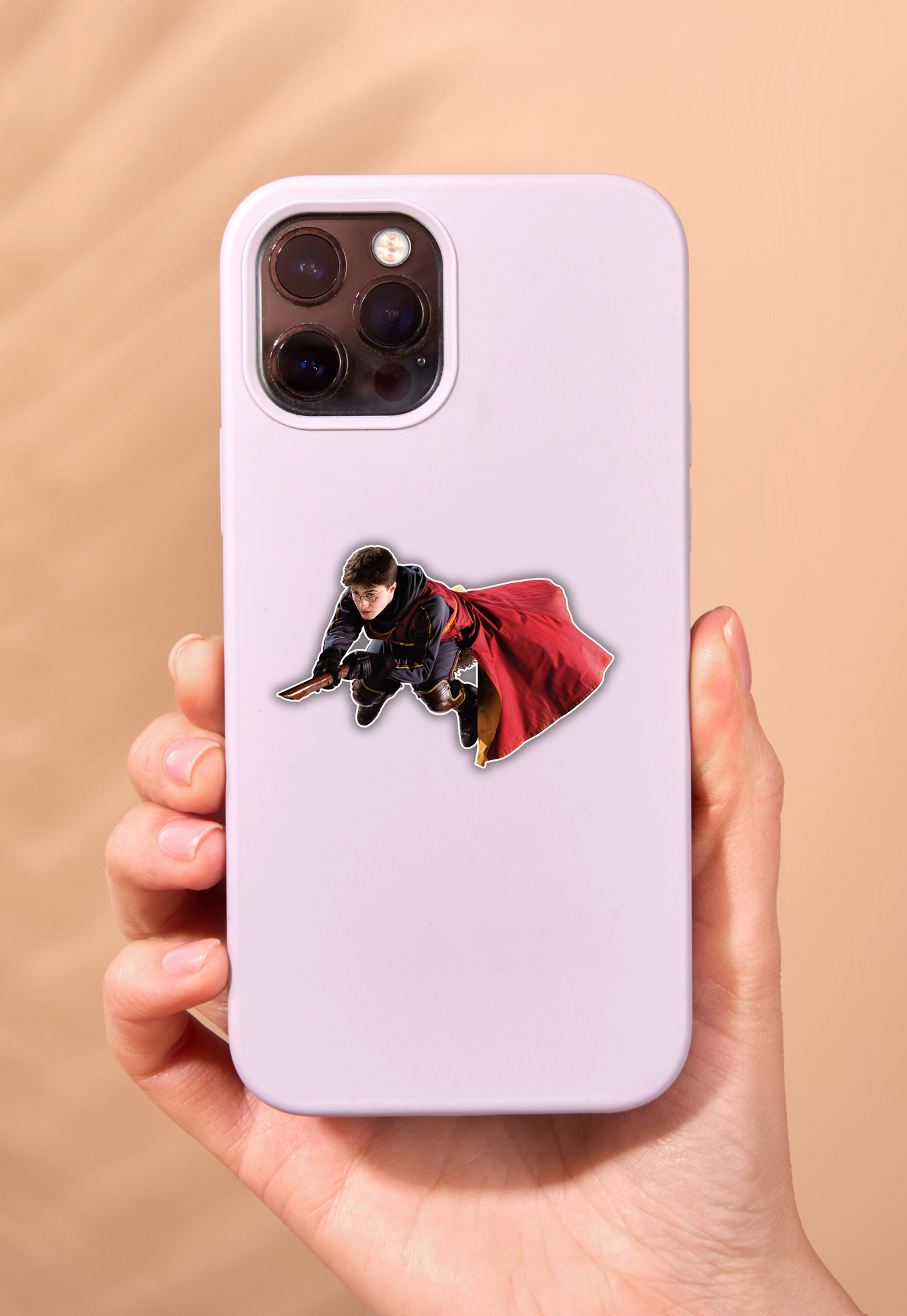 Harry On Broomstick Sticker