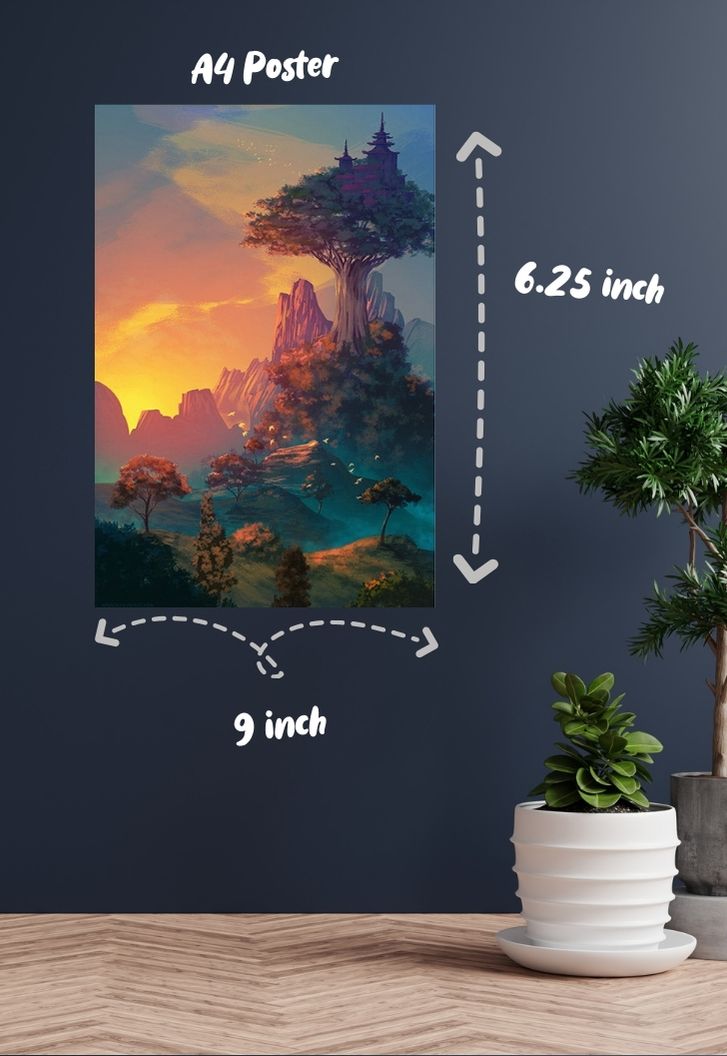 Mountain view Poster