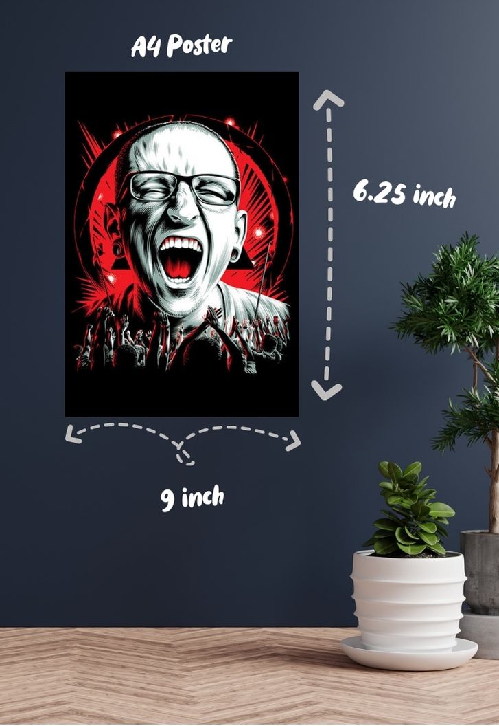 The Sound of Chester | Chester Bennington | Anime Poster