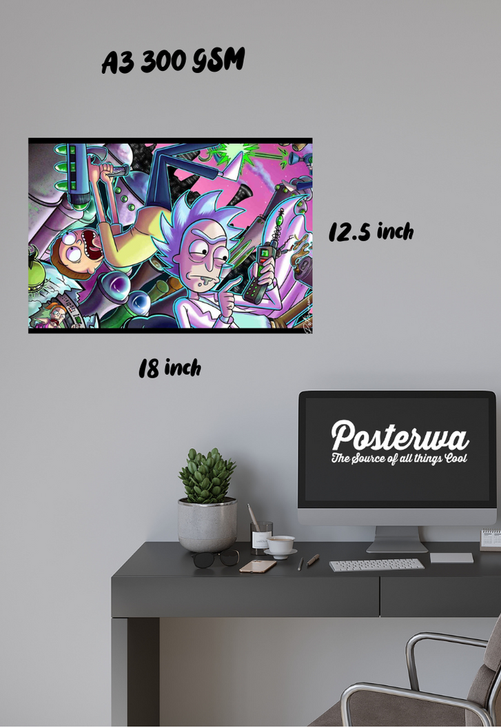 Rick and Morty Hype Poster