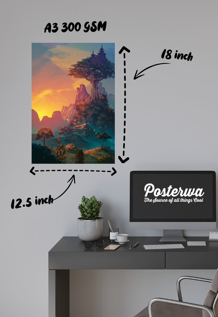 Mountain view Poster