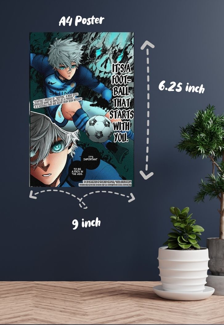 Blue lock Football Poster