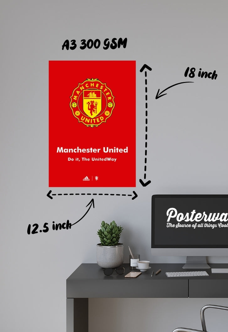 Manchester United Logo Poster