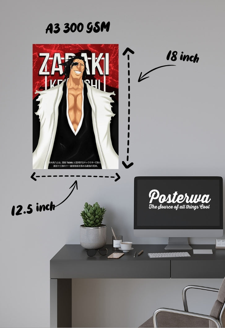 Kenpchi Zaraki Poster