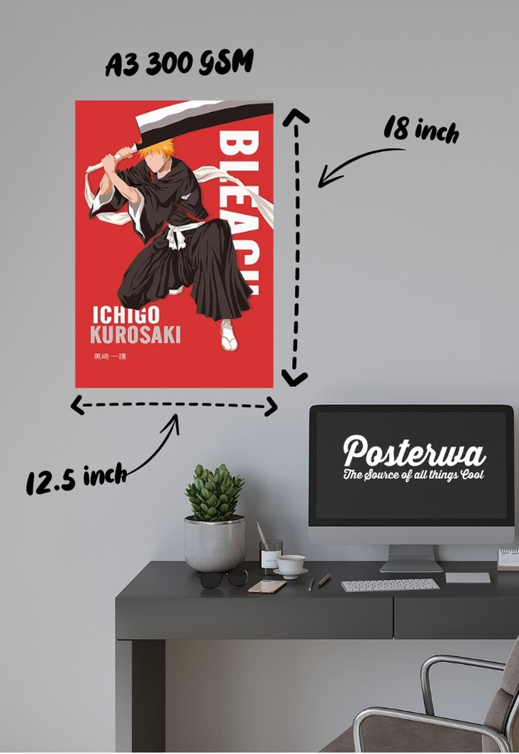 Ichigo Kurosaki bleach Poster