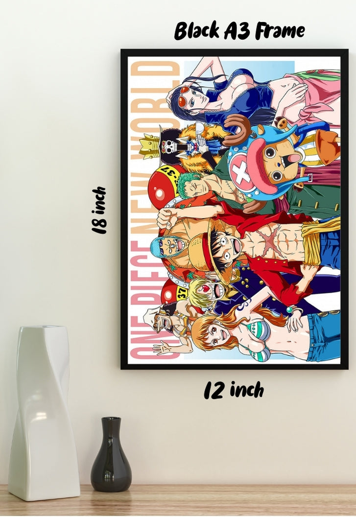 StrawHats Crew Landscape One Piece Poster