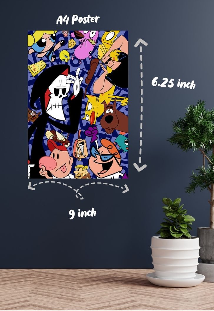 Cartoon Network collage Poster