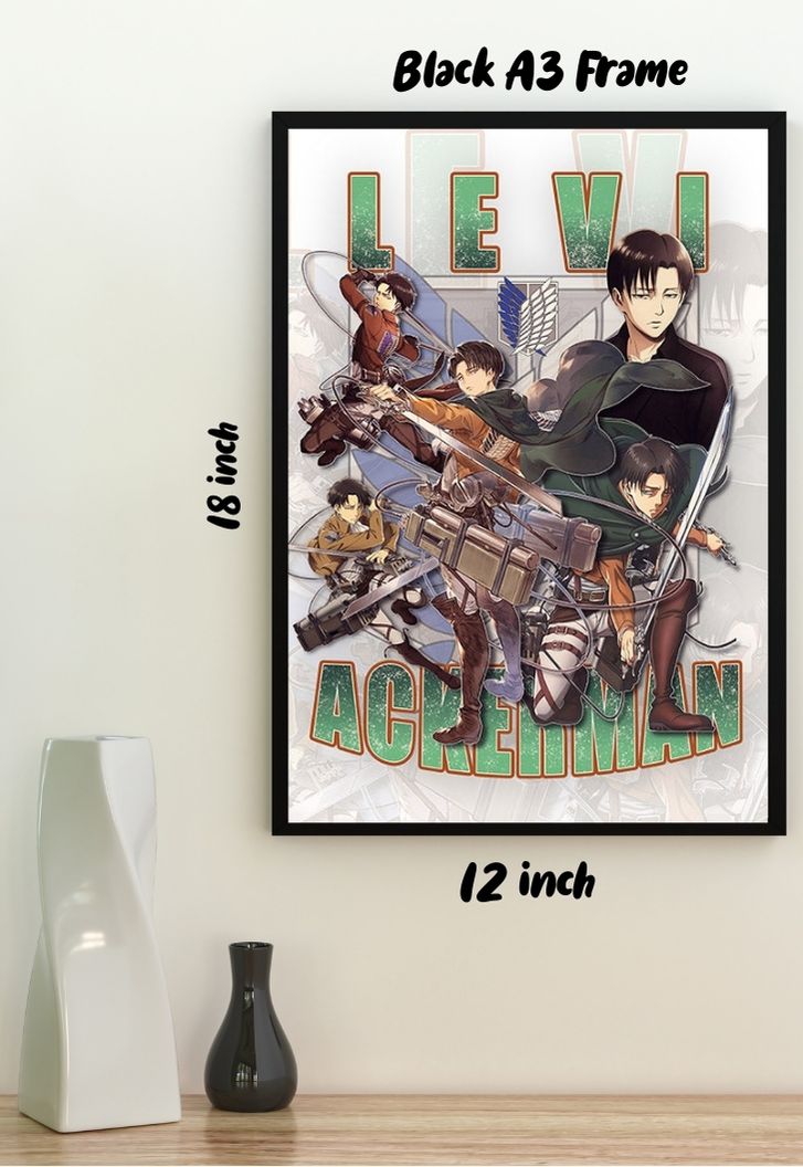 Levi Ackerman collage Poster