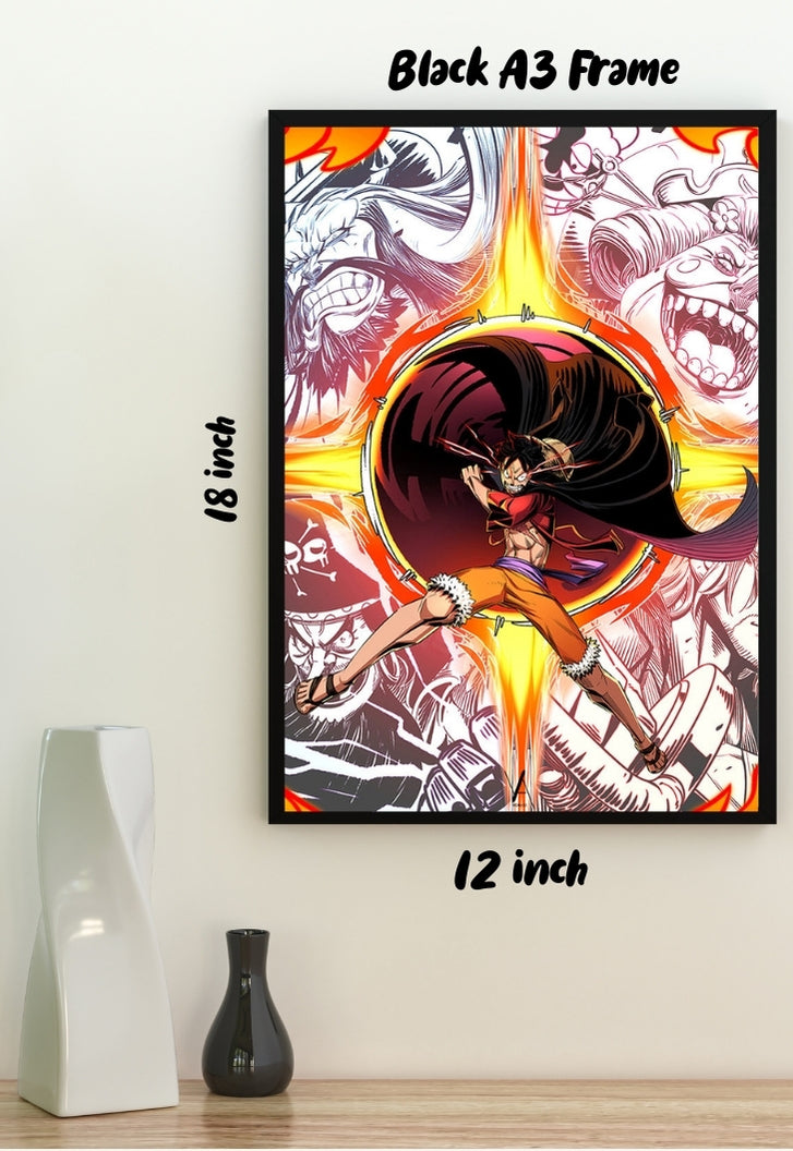Luffy Power of Gear 4 Poster