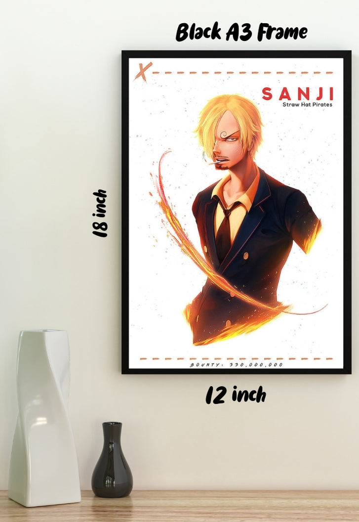 Sanji Black Leg One Piece Poster