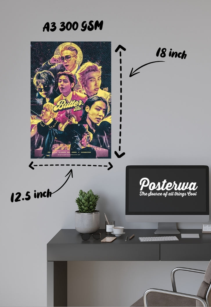 BTS butter cover Poster