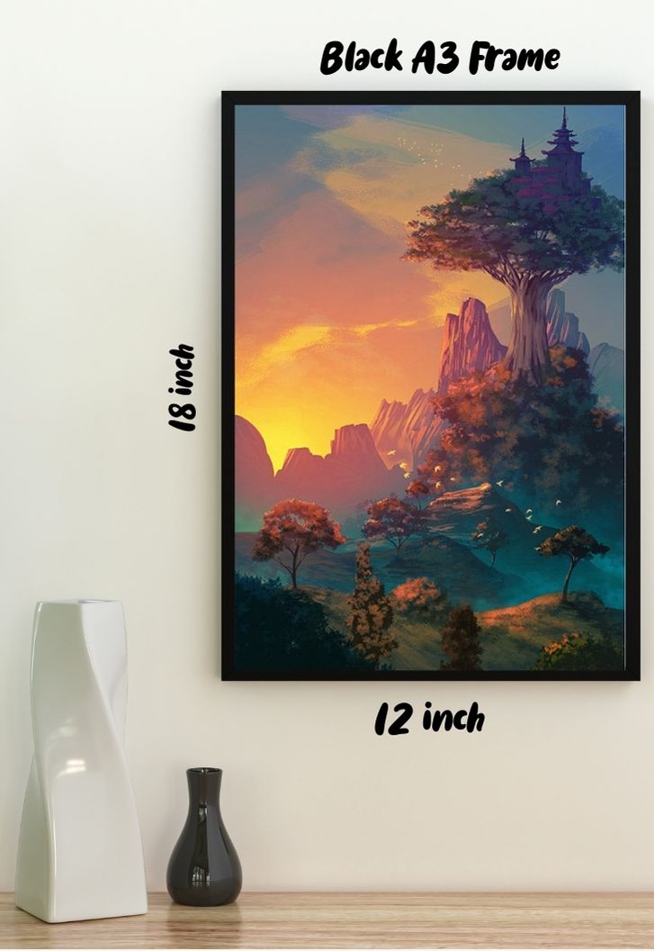 Mountain view Poster
