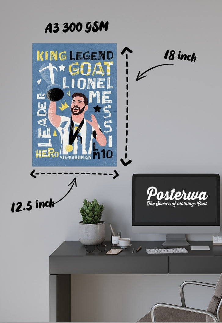 Lionel Messi legend Poster