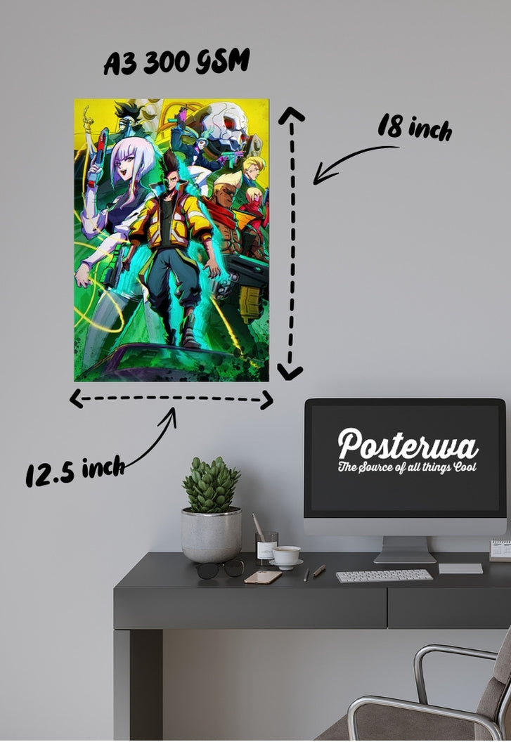 Cyberpunk Anime Poster