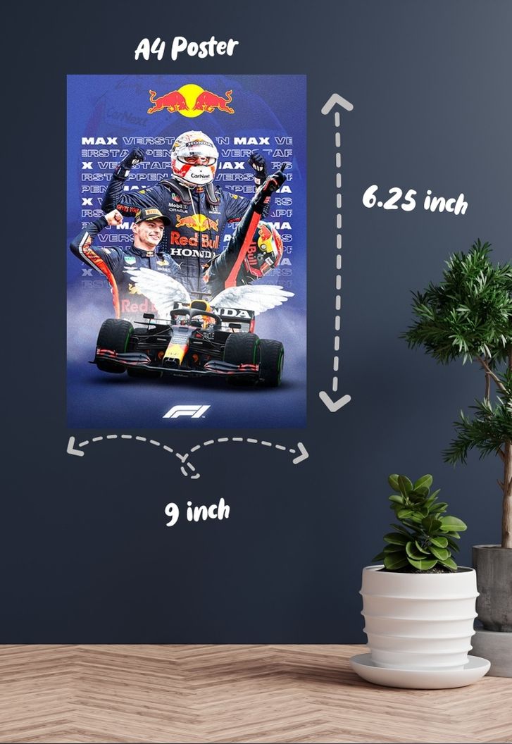 Red bull | Max Verstappen | F1 Poster