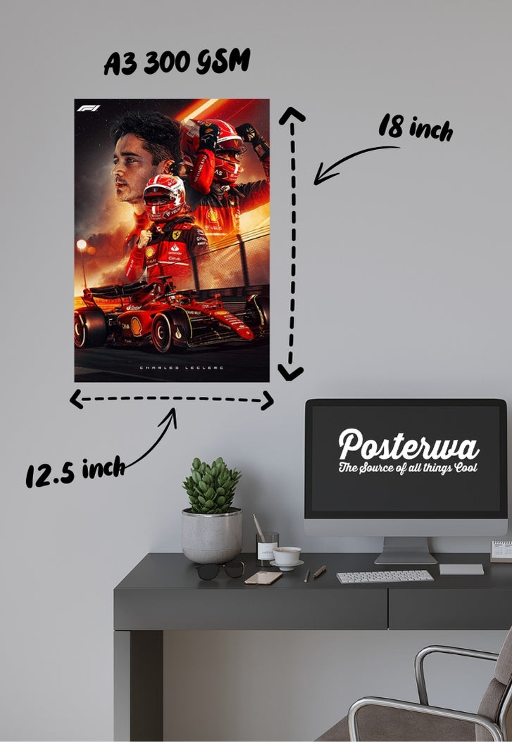 Leclerc Victory Poster