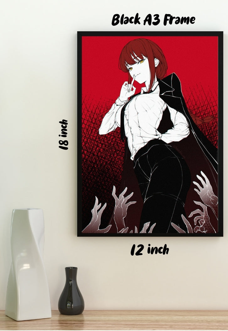 Makima Chainsaw Man Poster