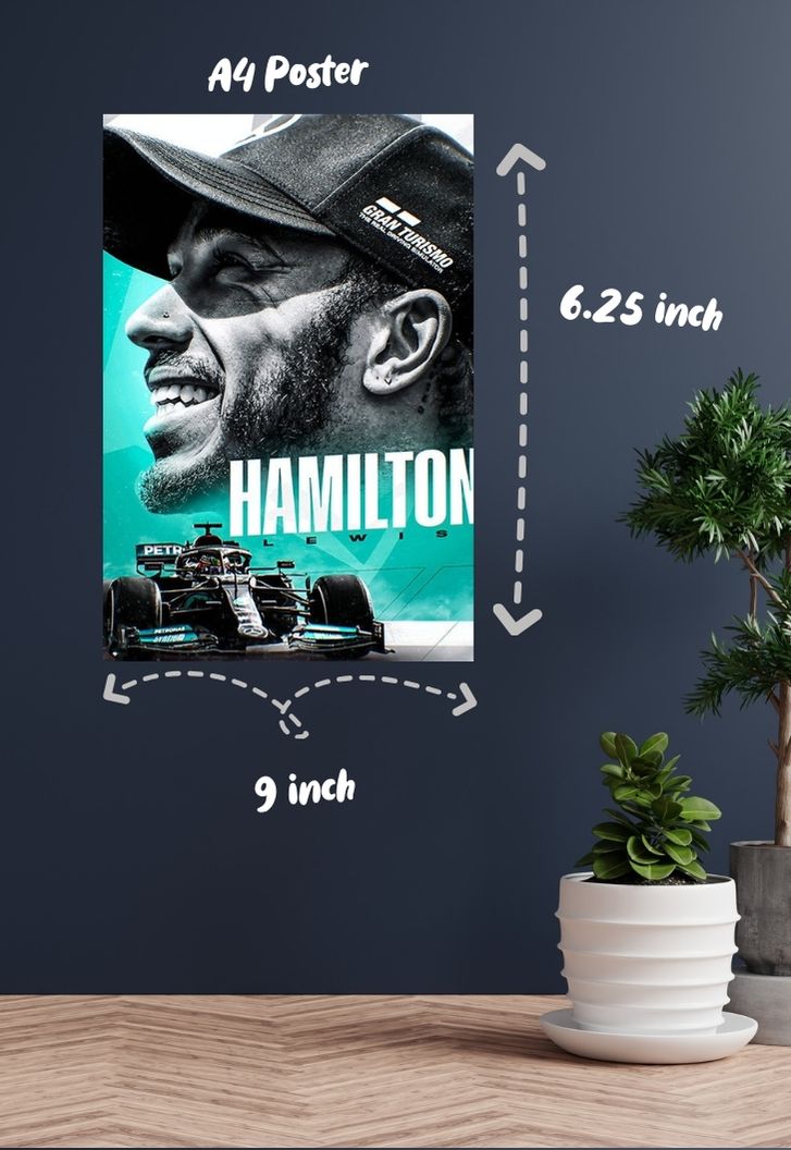 Lewis Hamilton solo Poster