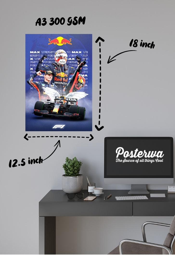 Red bull | Max Verstappen | F1 Poster