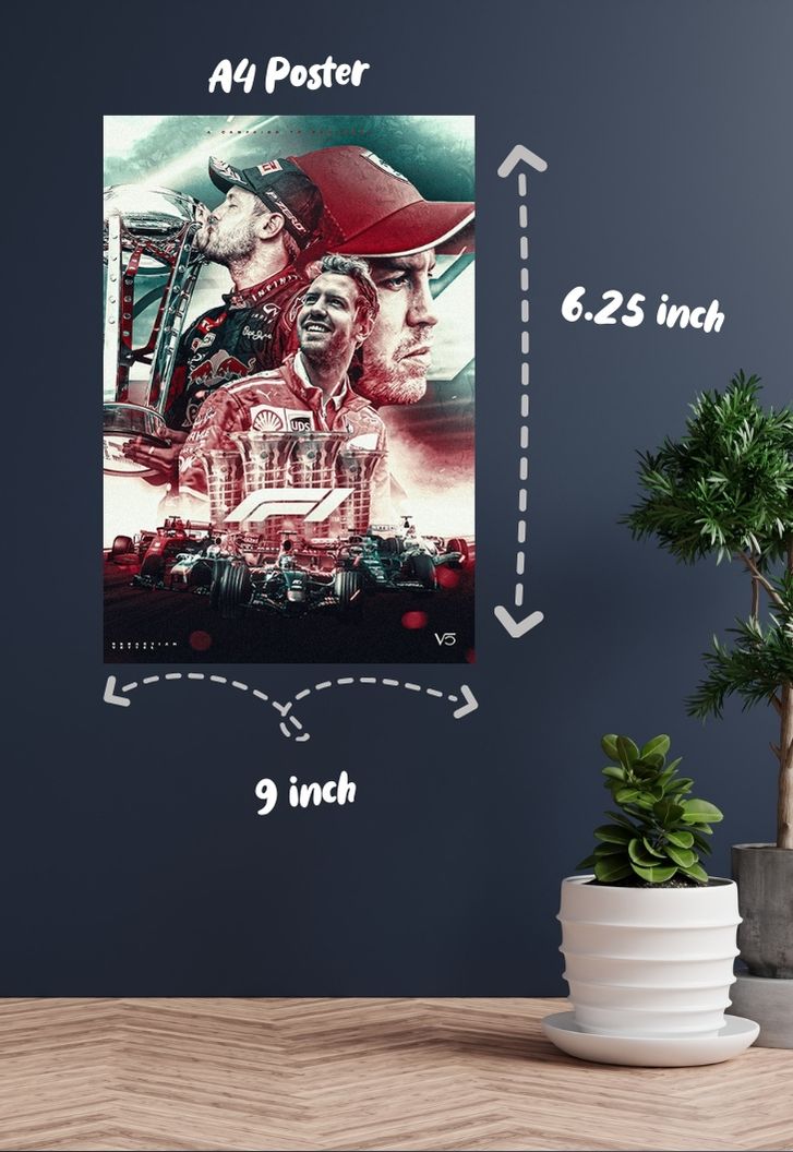 Max Verstappen Trophy Poster