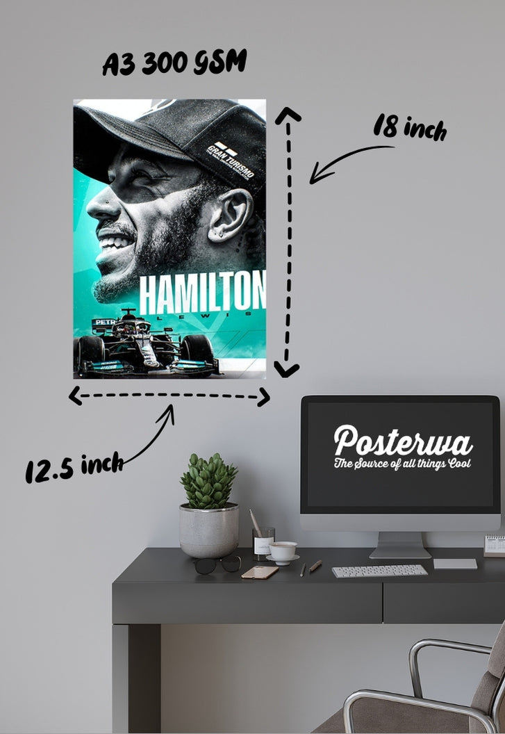 Lewis Hamilton solo Poster