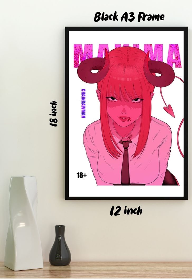 Makima Chainsaw Man Poster