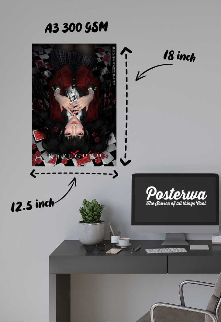 Kakegurui Art Poster