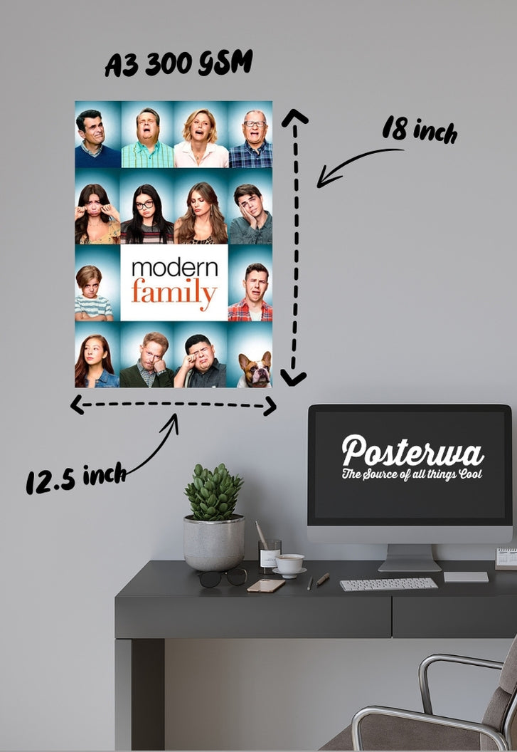 Modern Family Moodboard Poster