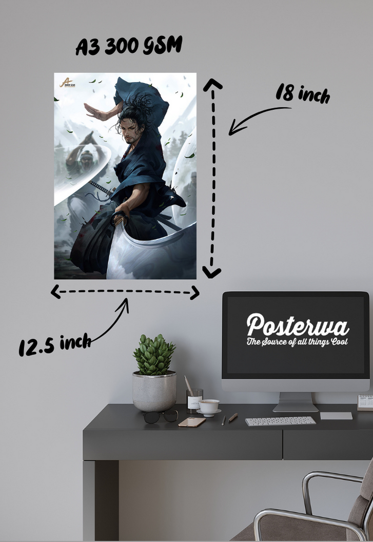 Vagabond Sword Stance Poster